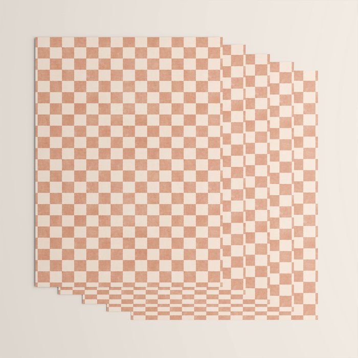 CHECKER - 001 - Nougat Wrapping Paper Gallery Image 3