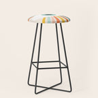 All Seeing Evil Eye - earthy Stool Gallery Image 1