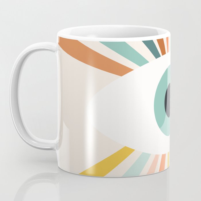 All Seeing Evil Eye - earthy Coffee Mug Gallery Image 3