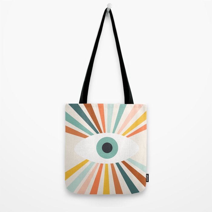 All Seeing Evil Eye - earthy Tote Bag Gallery Image 2