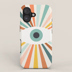 All Seeing Evil Eye - earthy iPhone Case Gallery Image 1