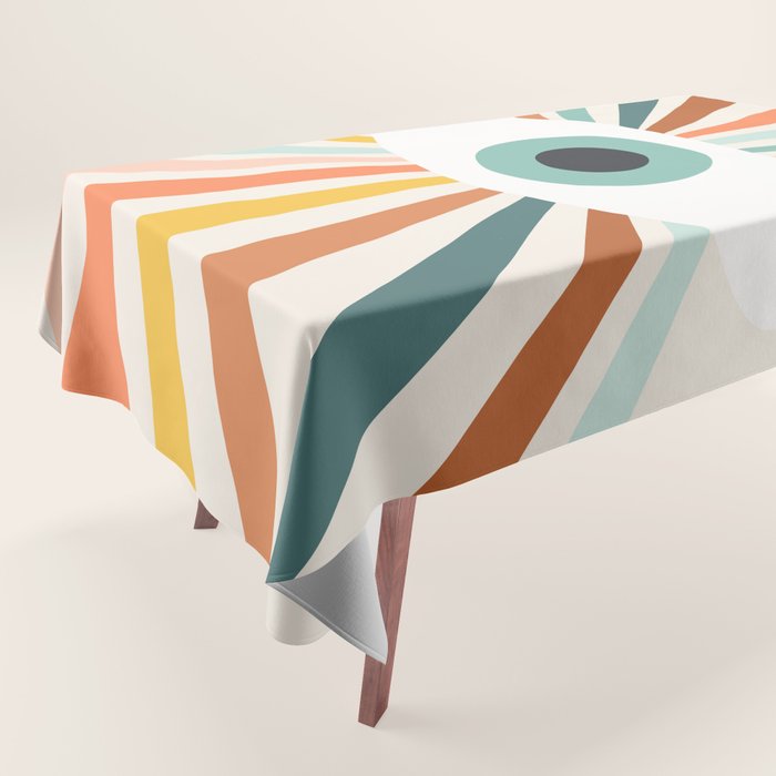 All Seeing Evil Eye - earthy Tablecloth Gallery Image 1
