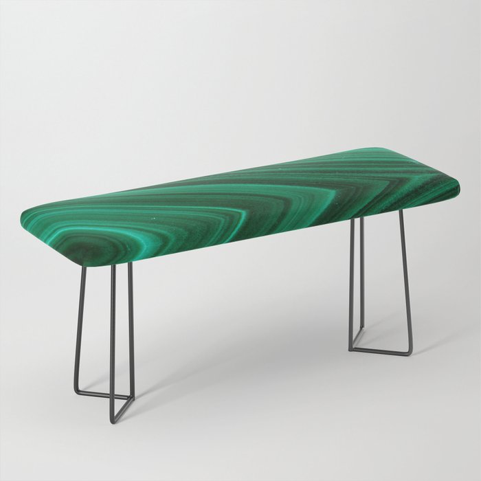 Malachite Green Marble Texture Bench Gallery Image 1