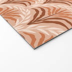 Palm leaves arch pattern - rust, terracotta, clay, desert, boho, ombre Welcome Mat Gallery Image 2