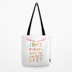 Hope Rudolph Eats The Naughty List Tote Bag Gallery Image 2
