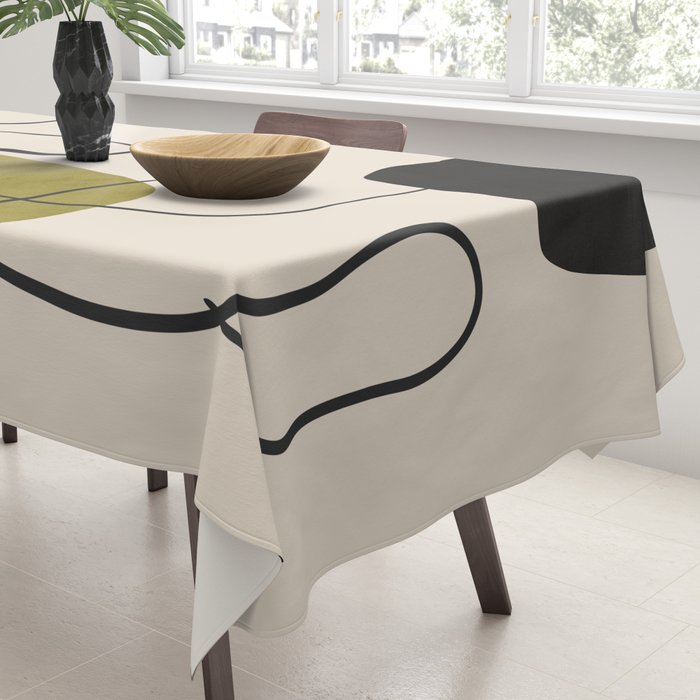 Abstract Minimal Shapes 126 Tablecloth Gallery Image 3