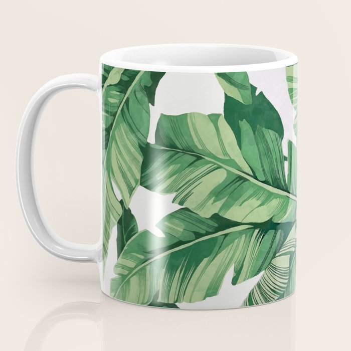 Tropical banana leaves VI Coffee Mug Gallery Image 3