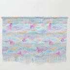 Unicorns Hiding in Clouds Wall Hanging Gallery Image 1