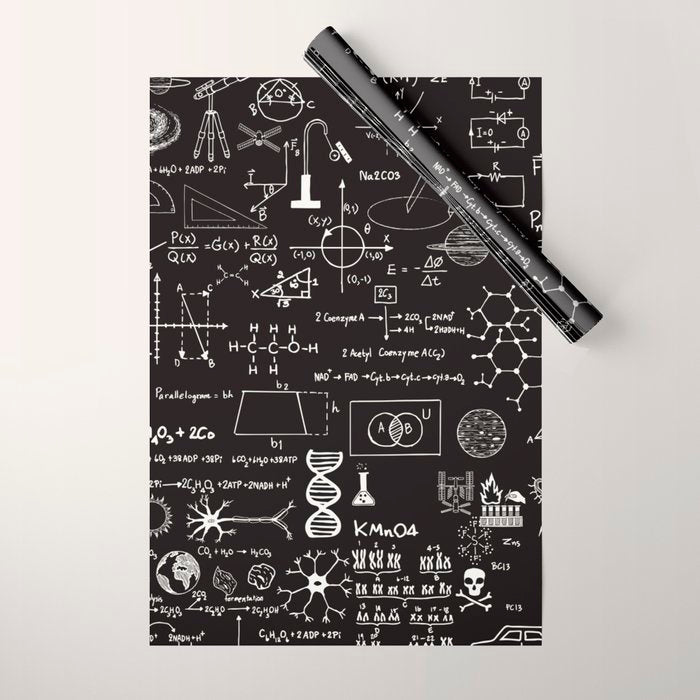 Science Madness Wrapping Paper Gallery Image 1