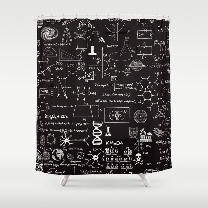 Science Madness Shower Curtain Gallery Image 1