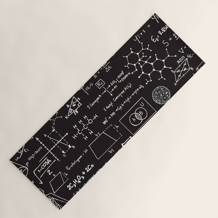 Science Madness Yoga Mat Gallery Image 1