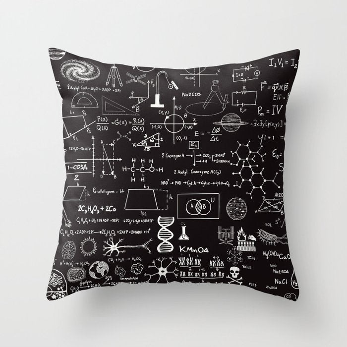 Science Madness Throw Pillow Gallery Image 6