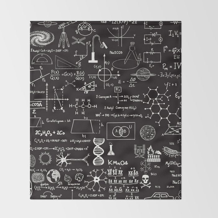 Science Madness Throw Blanket Gallery Image 2