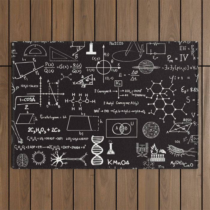 Science Madness Outdoor Rug Gallery Image 1