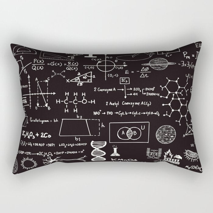 Science Madness Rectangular Pillow Gallery Image 1