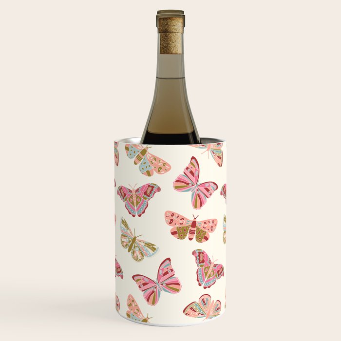 Vintage Butterflies - pattern Wine Chiller Gallery Image 3