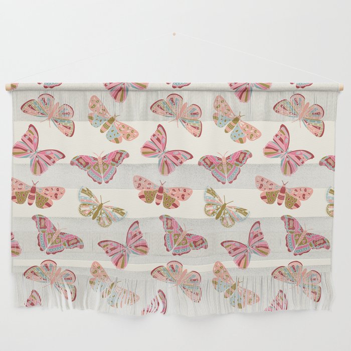 Vintage Butterflies - pattern Wall Hanging Gallery Image 1