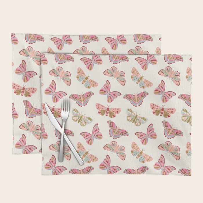 Vintage Butterflies - pattern Placemat Gallery Image 1