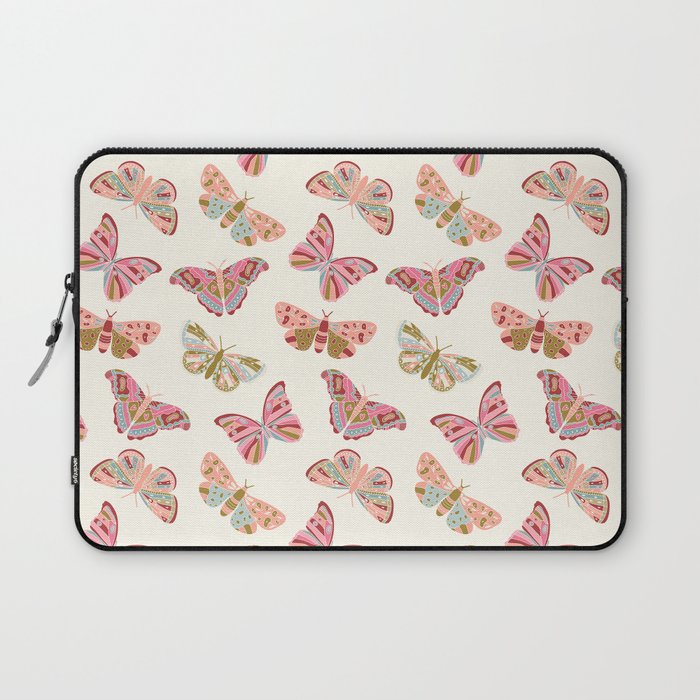 Vintage Butterflies - pattern Laptop Sleeve Gallery Image 1