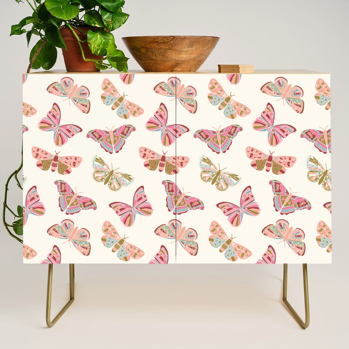 Vintage Butterflies - pattern Credenza Gallery Image 1