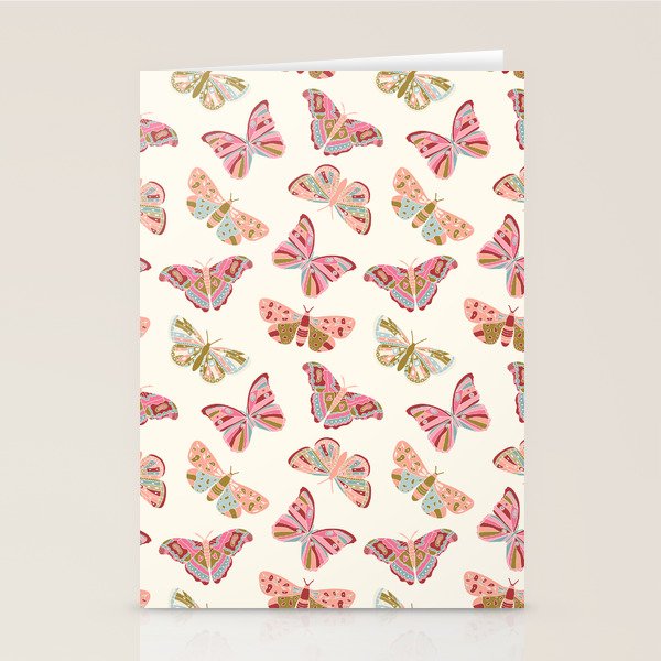 Vintage Butterflies - pattern Stationery Card Gallery Image 2