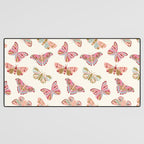 Vintage Butterflies - pattern Desk Mat Gallery Image 3