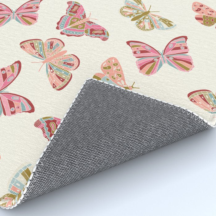 Vintage Butterflies - pattern Rug Gallery Image 4