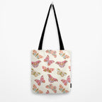 Vintage Butterflies - pattern Tote Bag Gallery Image 2