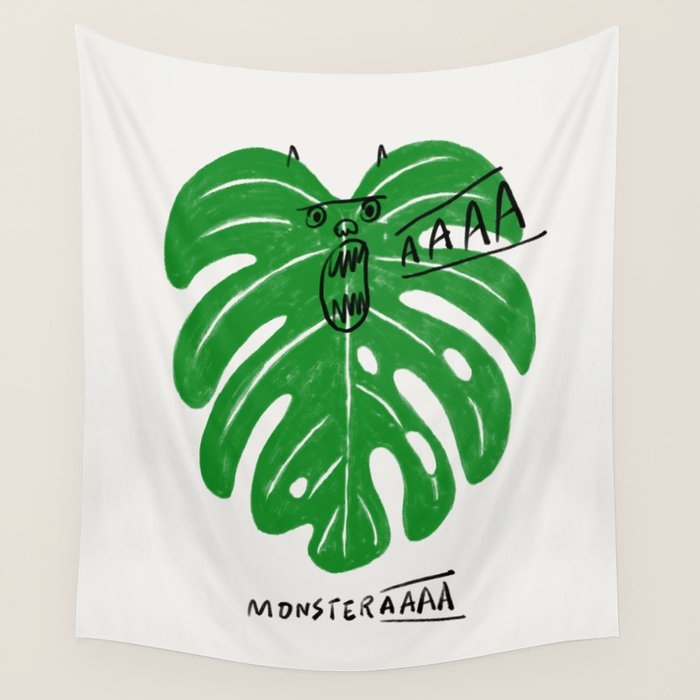 Monstera Wall Tapestry Gallery Image 1