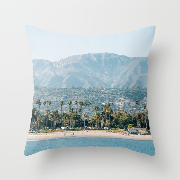 Coastal Santa Barbara 01 Throw Pillow Gallery Image 1