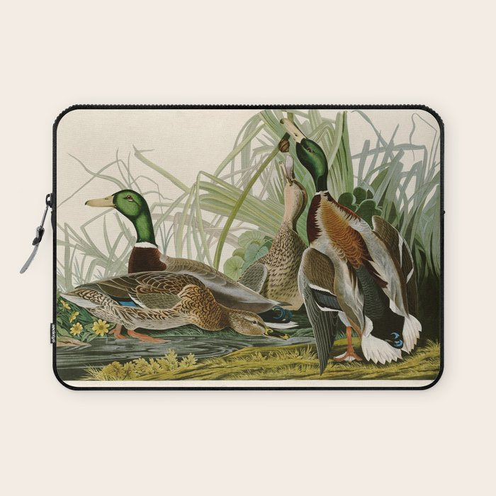 Mallard Duck - John James Audubon Birds of America Laptop Sleeve Gallery Image 1