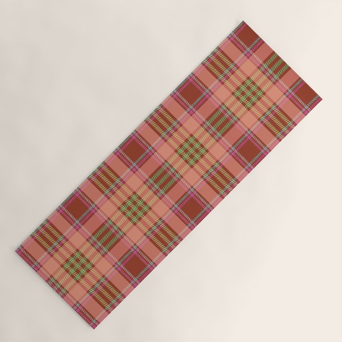 Modern Charm Plaids Yoga Mat Gallery Image 1