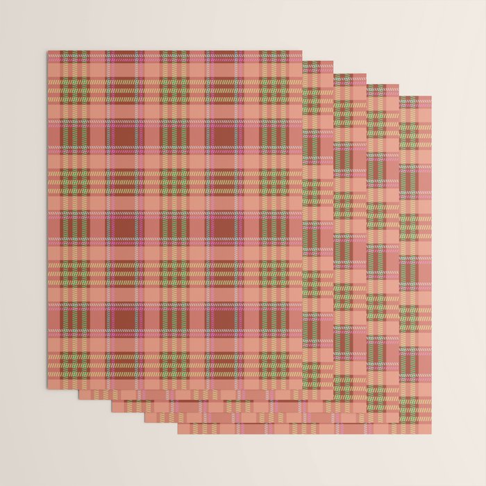 Modern Charm Plaids Wrapping Paper Gallery Image 3
