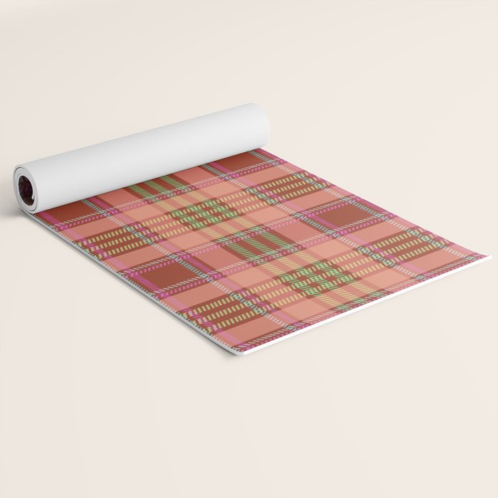 Modern Charm Plaids Yoga Mat Gallery Image 2