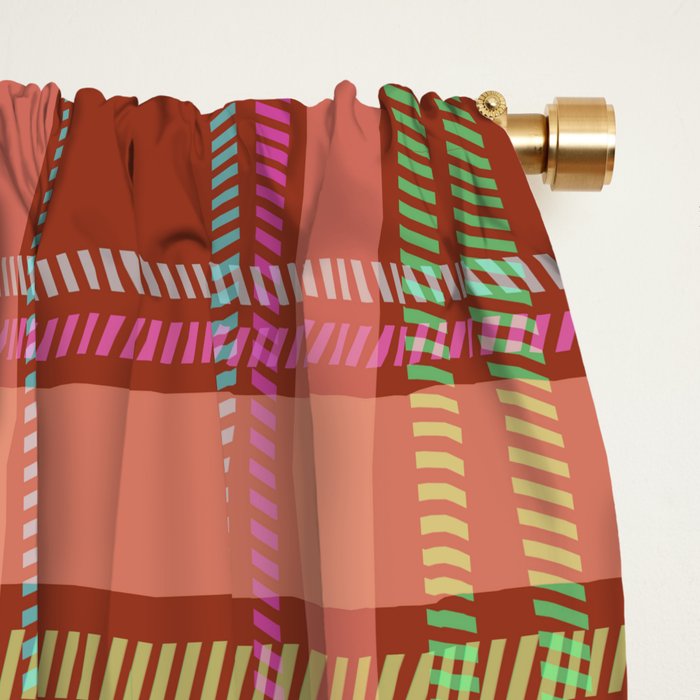 Modern Charm Plaids Window Curtain Gallery Image 2