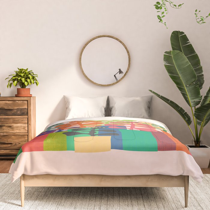 Plants market Comforter Gallery Image 3