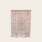 Antique Pastel Peach Tabriz Persian Wall Hanging Gallery Image 1