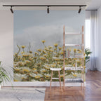 Garden of Daisy Flowers | Nature Photography in Portugal Art Print | Floral Summer Photo Wall Mural Gallery Image 1