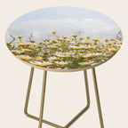 Garden of Daisy Flowers | Nature Photography in Portugal Art Print | Floral Summer Photo Side Table Gallery Image 2