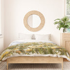 Garden of Daisy Flowers | Nature Photography in Portugal Art Print | Floral Summer Photo Duvet Cover Gallery Image 3