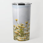 Garden of Daisy Flowers | Nature Photography in Portugal Art Print | Floral Summer Photo Travel Mug Gallery Image 1
