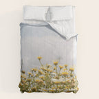 Garden of Daisy Flowers | Nature Photography in Portugal Art Print | Floral Summer Photo Comforter Gallery Image 6