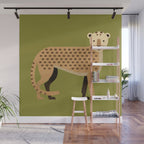 Whimsy Leopard Wall Mural Gallery Image 1