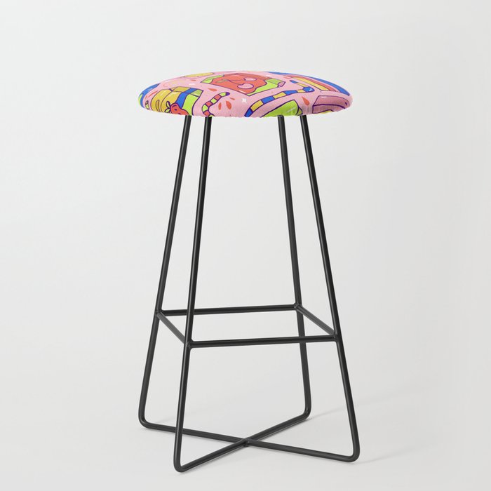 Juice Box Print Stool Gallery Image 1