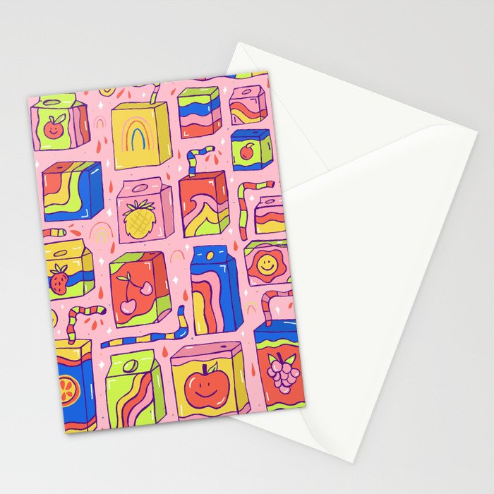 Juice Box Print Stationery Card Gallery Image 2