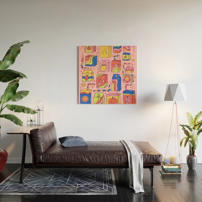 Juice Box Print Wood Wall Art Gallery Image 2