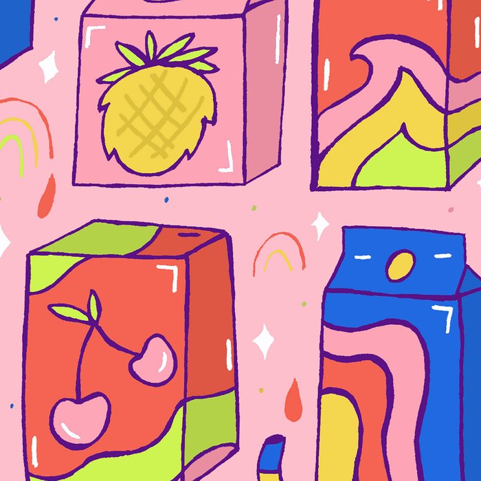 Juice Box Print Coffee Mug Gallery Image 2
