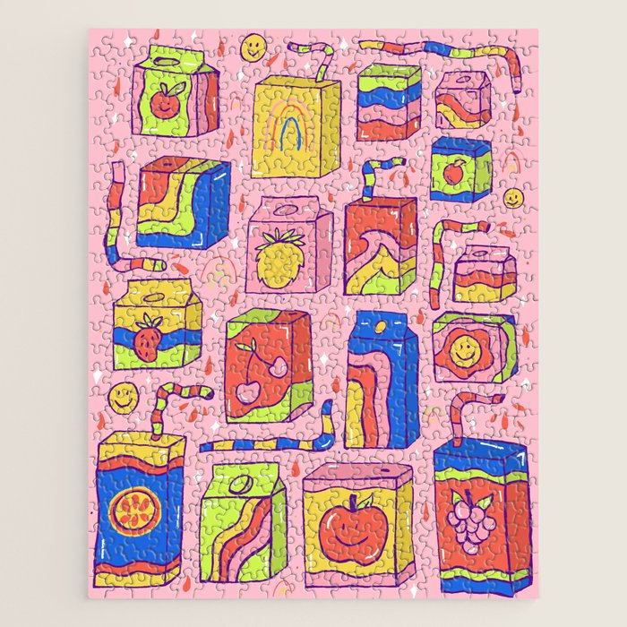 Juice Box Print Jigsaw Puzzle Gallery Image 1