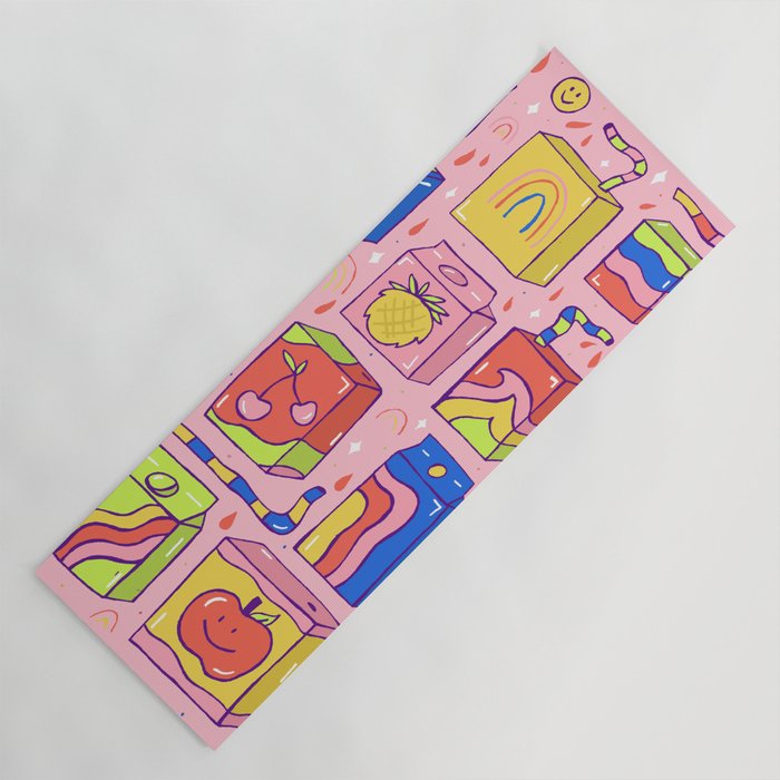 Juice Box Print Yoga Mat Gallery Image 1