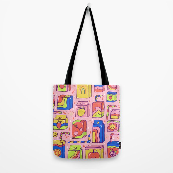 Juice Box Print Tote Bag Gallery Image 2